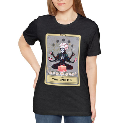 Baking Shirt, The Baker Goddess Tarot Card Shirt, Baking Lover Gifts Cake Decorator Gift Pastry Chef T-shirt