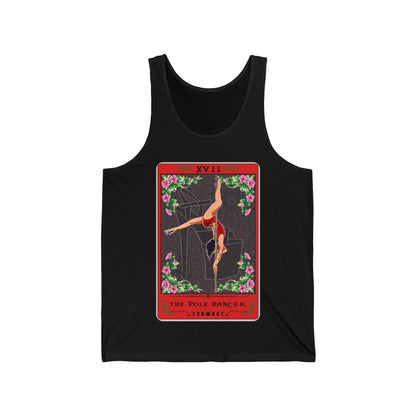 The Pole Dancer Tarot Card Tank Top, Pole Dance Tank Top, Pole Dancing Shirt