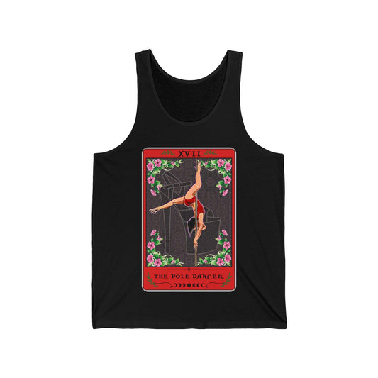 The Pole Dancer Tarot Card Tank Top, Pole Dance Tank Top, Pole Dancing Shirt