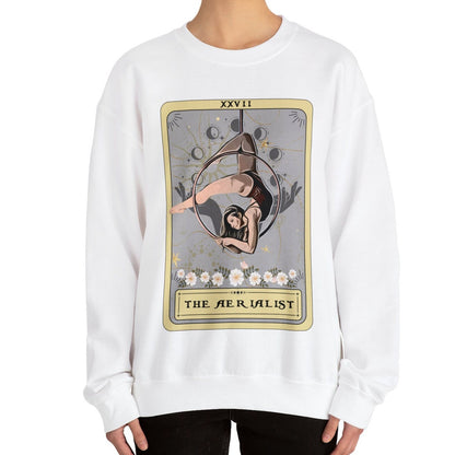 Aerialist Tarot Card Sweatshirt - Aerial Dancer Gift Aerial Hoop Sweater