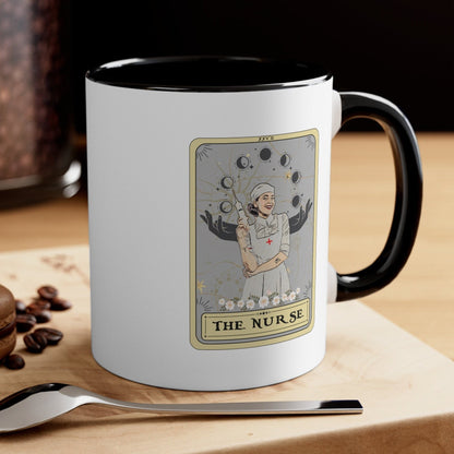 The Nurse Funny Tarot Card Mug