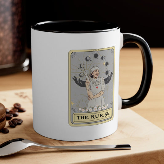 The Nurse Funny Tarot Card Mug