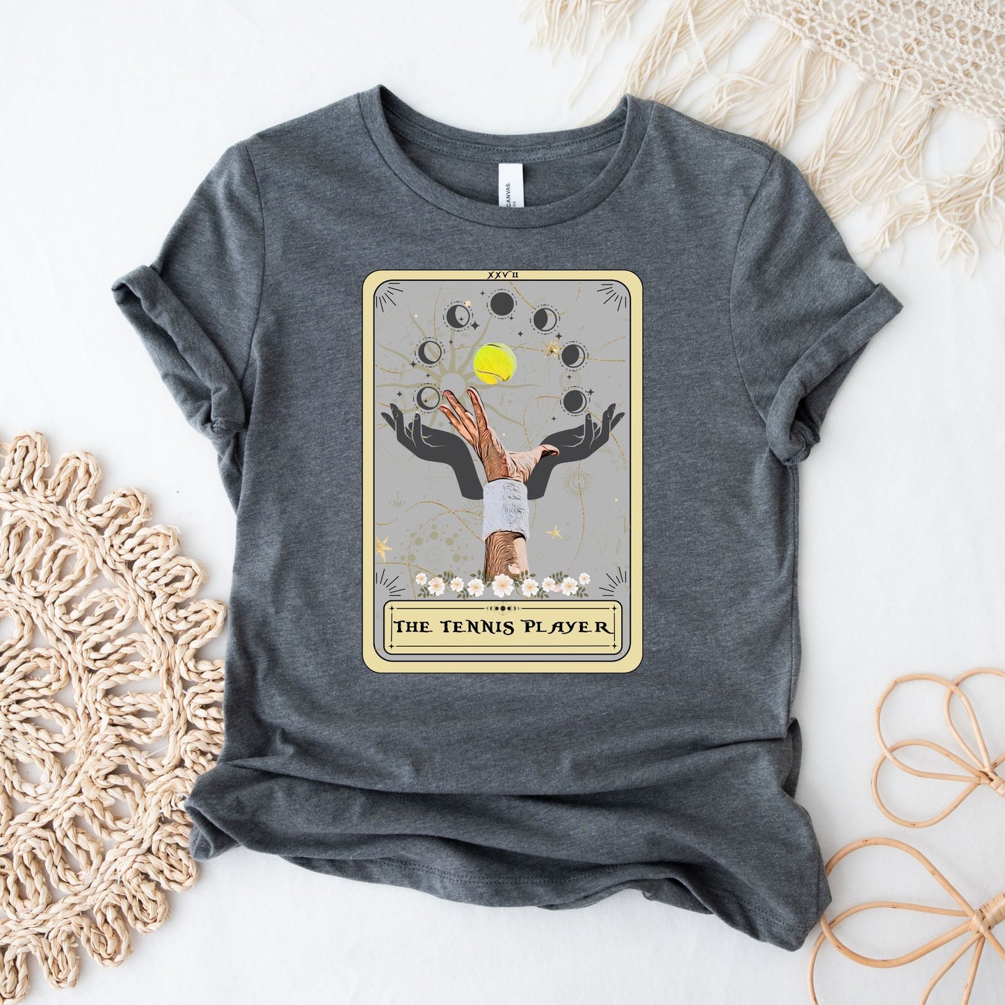 Tennis Player Tarot Card Shirt