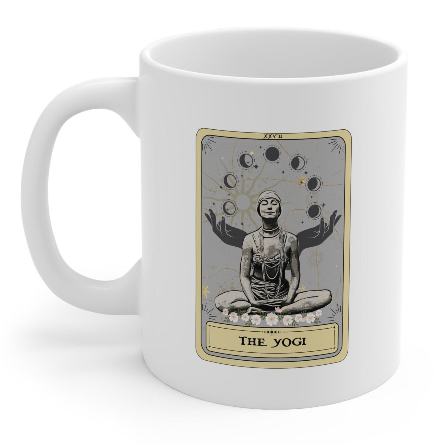 Funny Tarot Yoga Tarot Card Mug