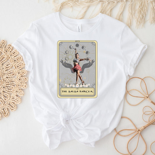 The Salsa Dancer Tarot Card T-Shirt, Salsa Dancing