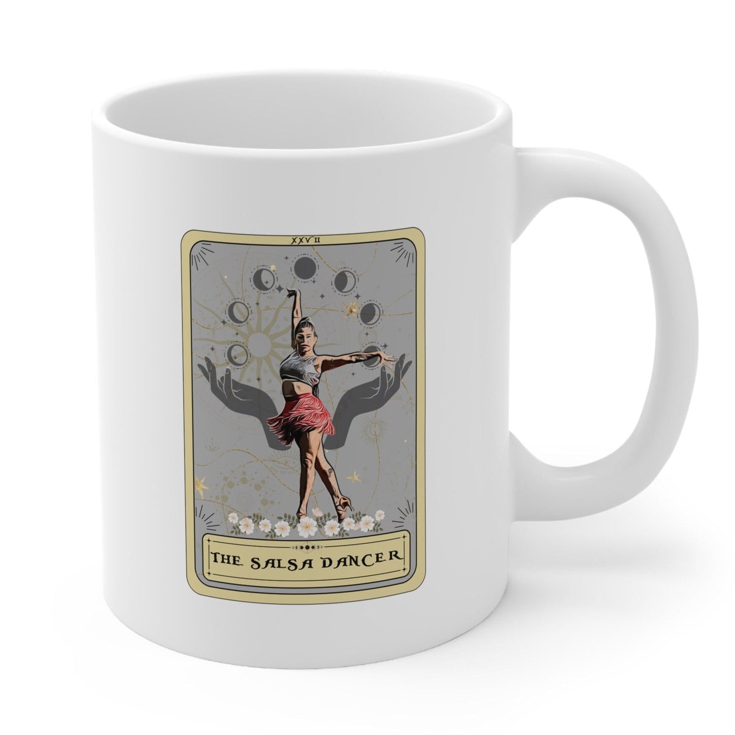 The Salsa Dancer Tarot Card Mug, Salsa Dancing