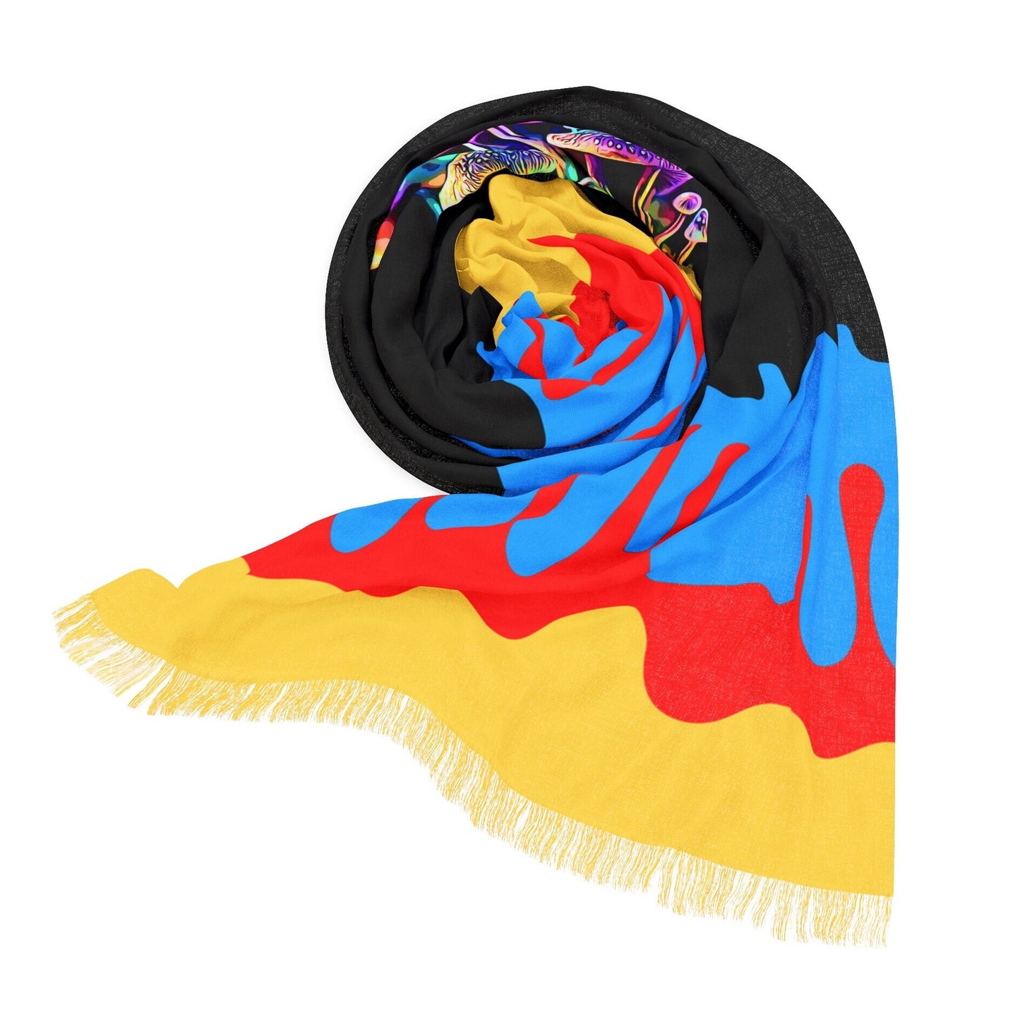 Festival Rave Colorful Mushroom Scarf