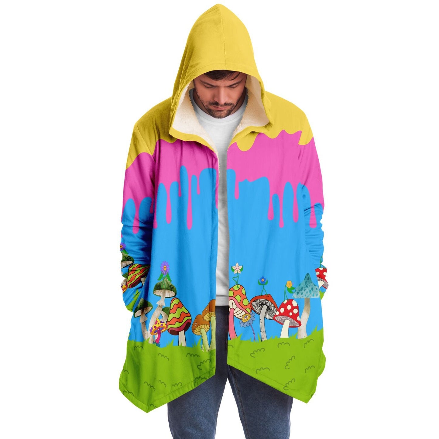 Mushroom Hooded Cloak Rave