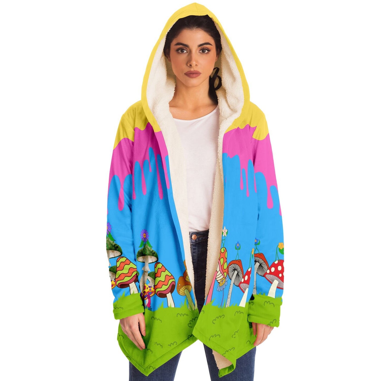Mushroom Hooded Cloak Rave