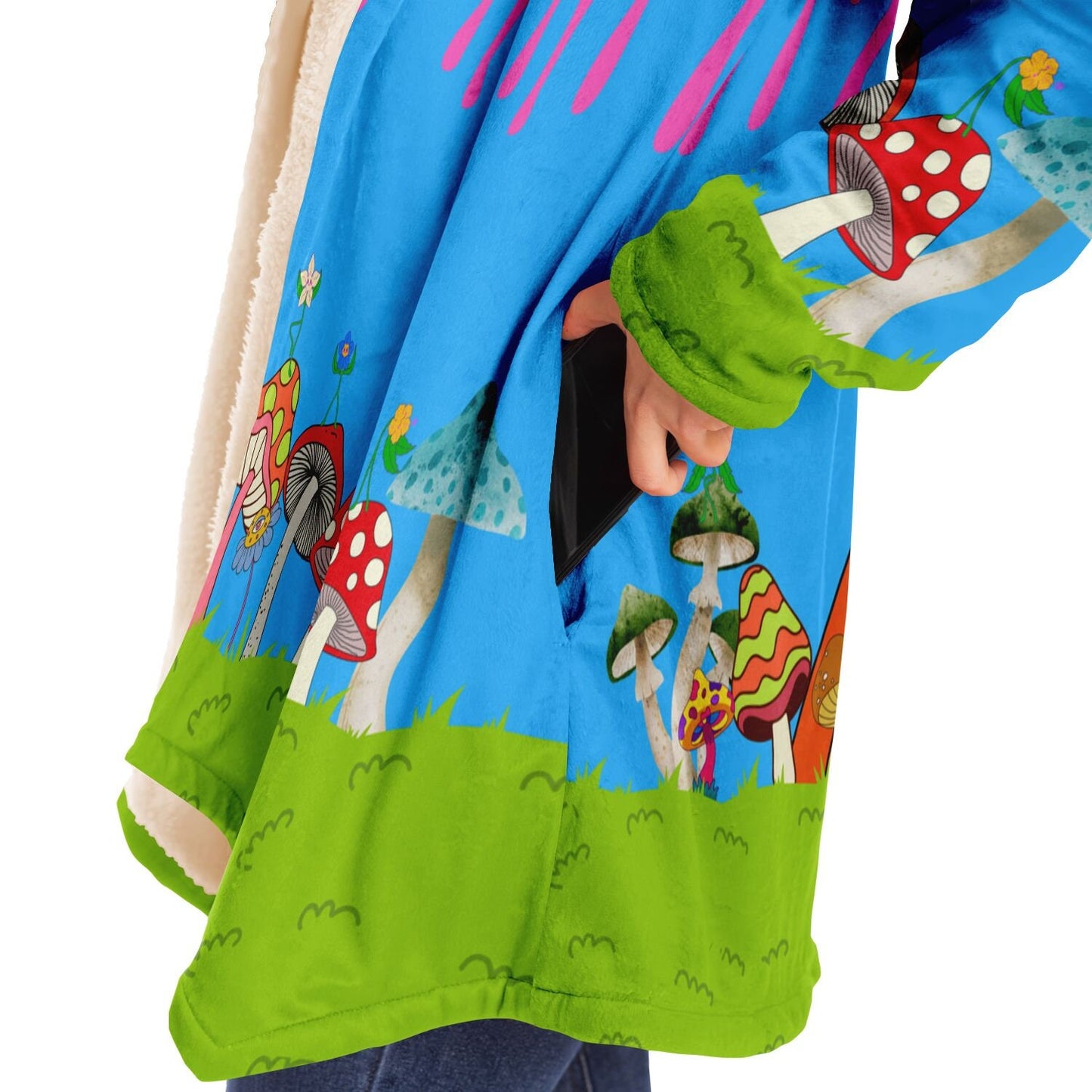 Mushroom Hooded Cloak Rave