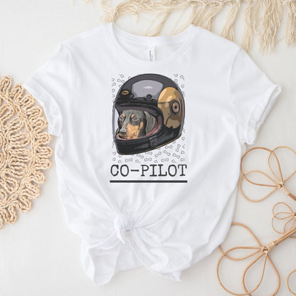 Dachshund "Dog is My Copilot" Shirt