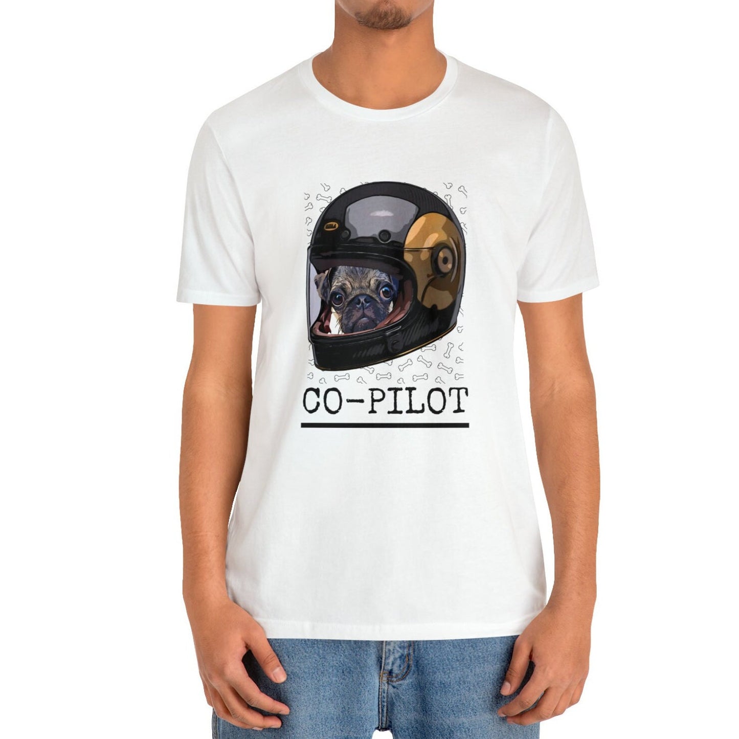 Pug "Dog is My Copilot" Shirt