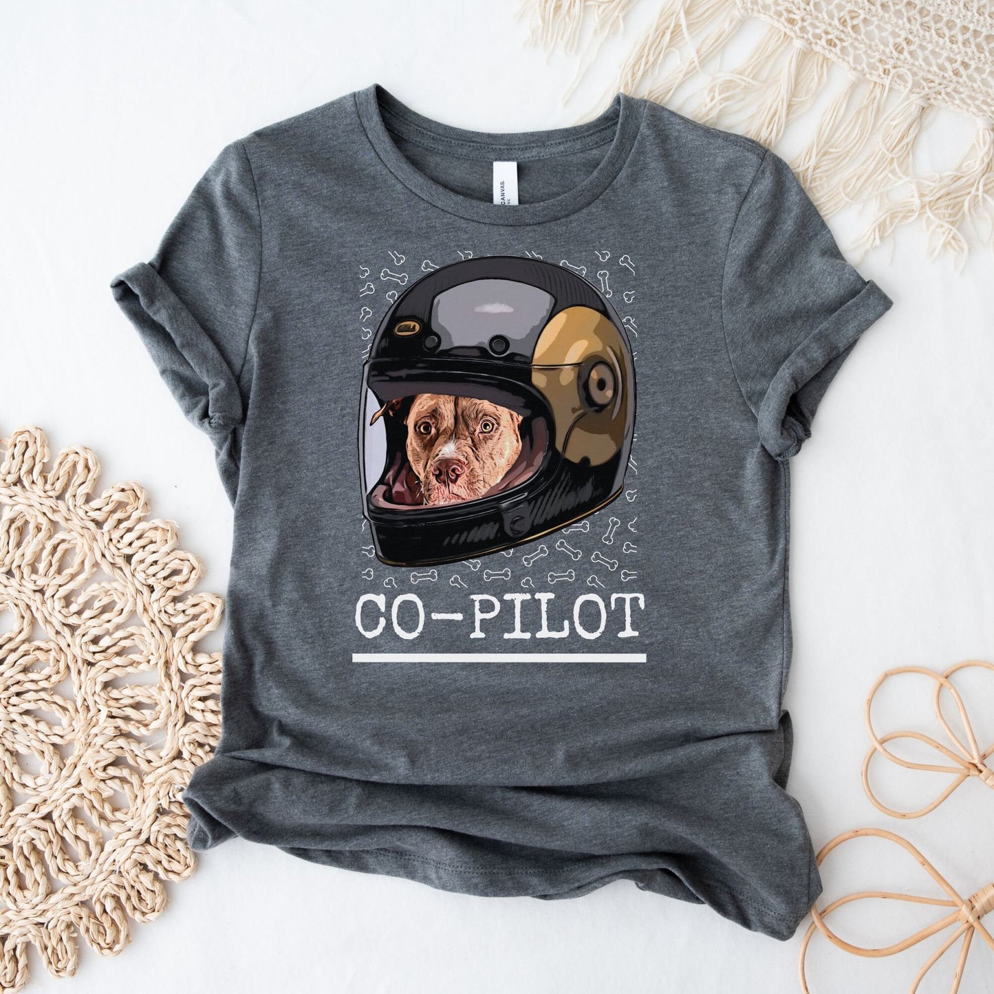 Pitbull shirt "Dog is My Copilot" Shirt