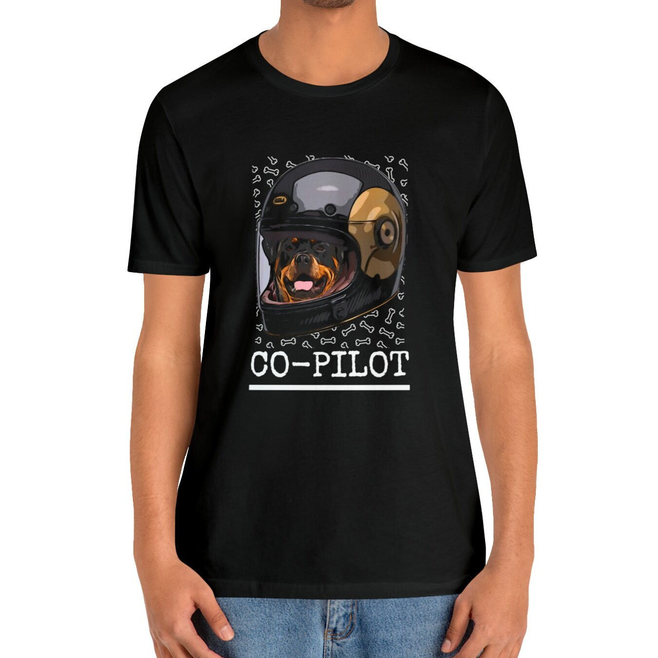 Rottweiler Shirt "Dog is My Co-pilot"