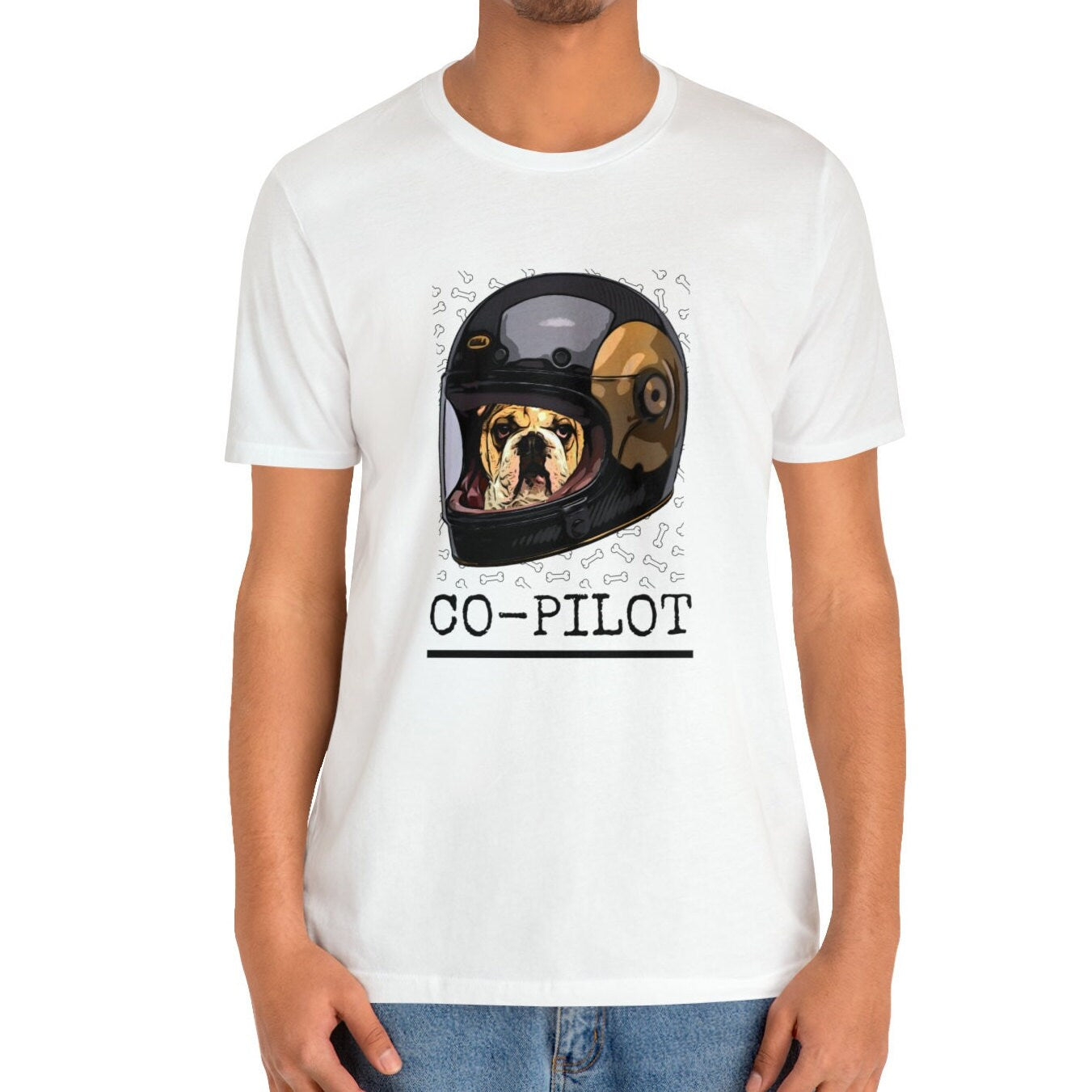 Bulldog "Dog is My Copilot" Shirt