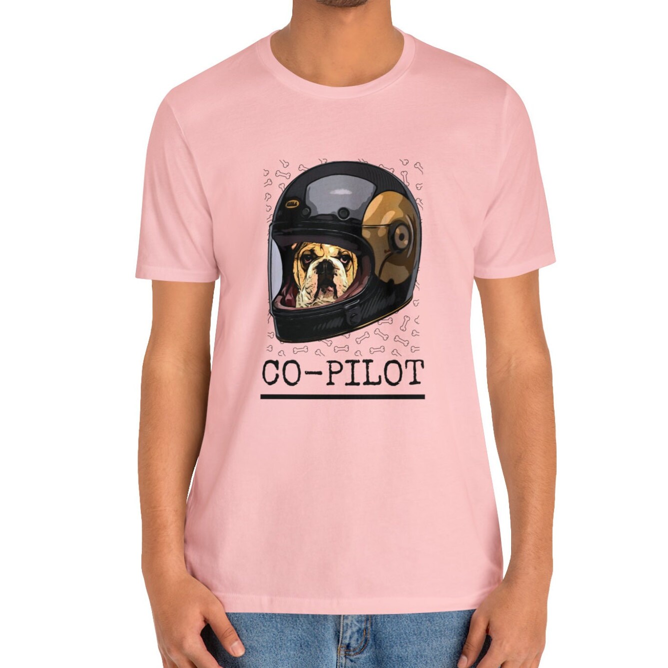 Bulldog "Dog is My Copilot" Shirt