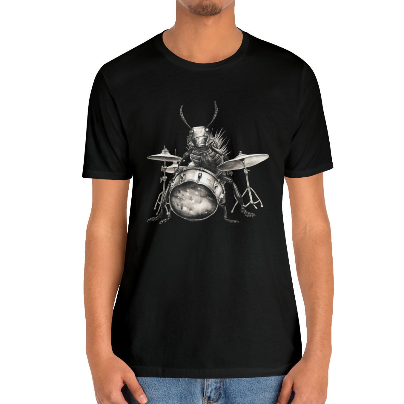 Cockroach Playing Drums Shirt