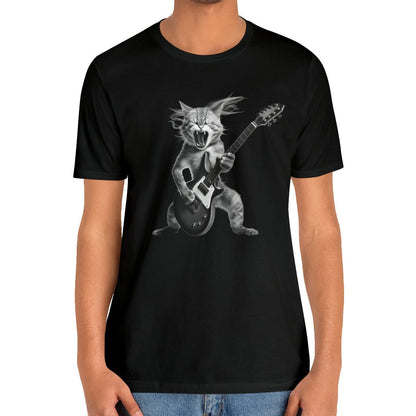 Cat Playing Guitar Shirt