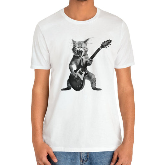 Cat Playing Guitar Shirt