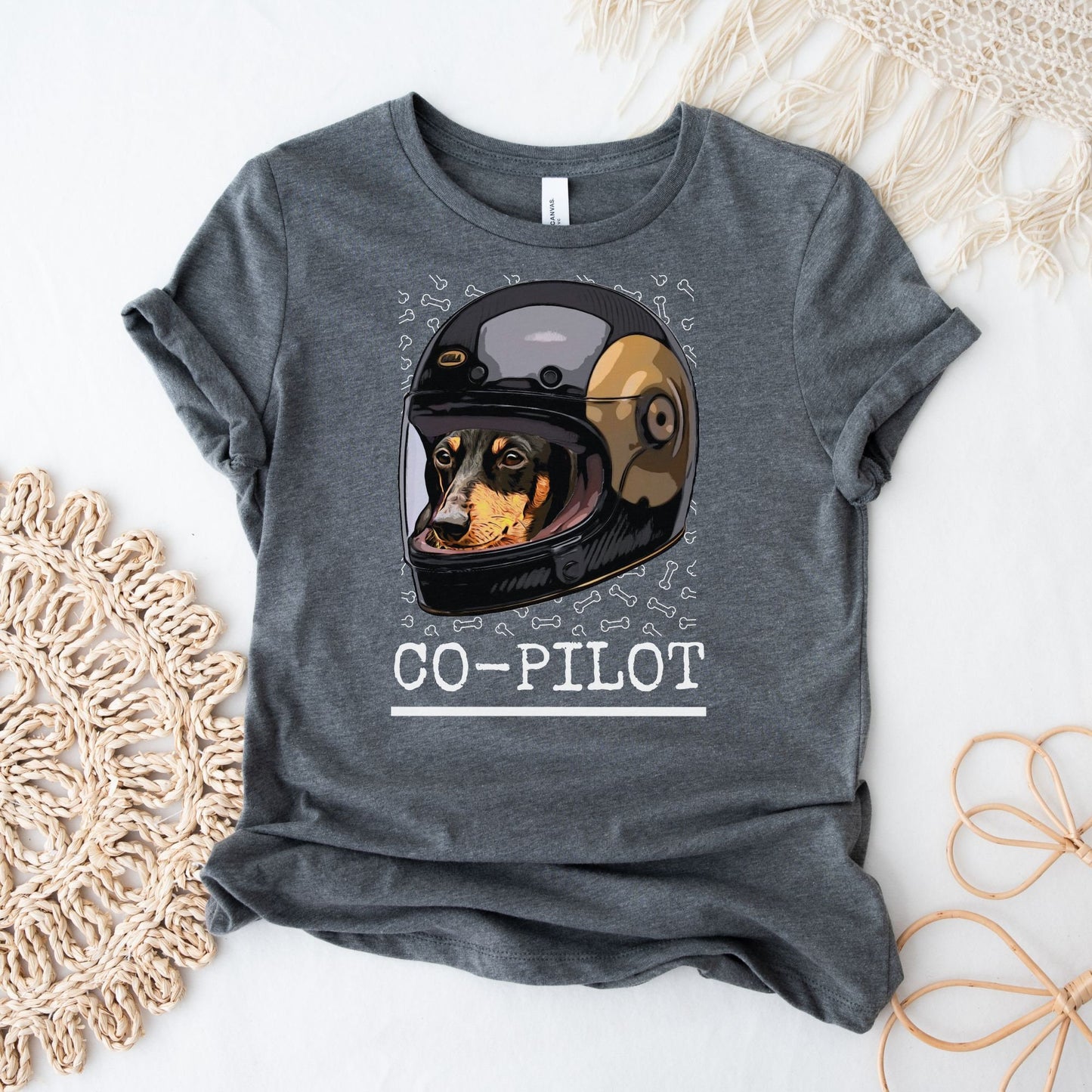 Dachshund Shirt "Dog is My Co-pilot"