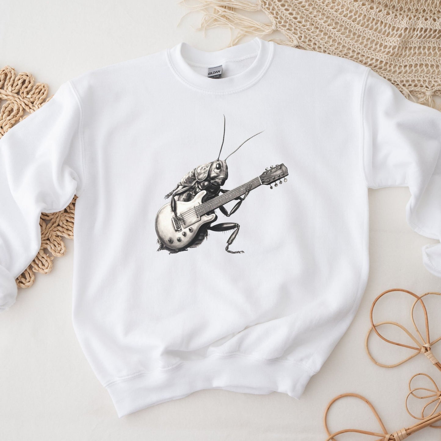 Cockroach Playing Guitar Shirt