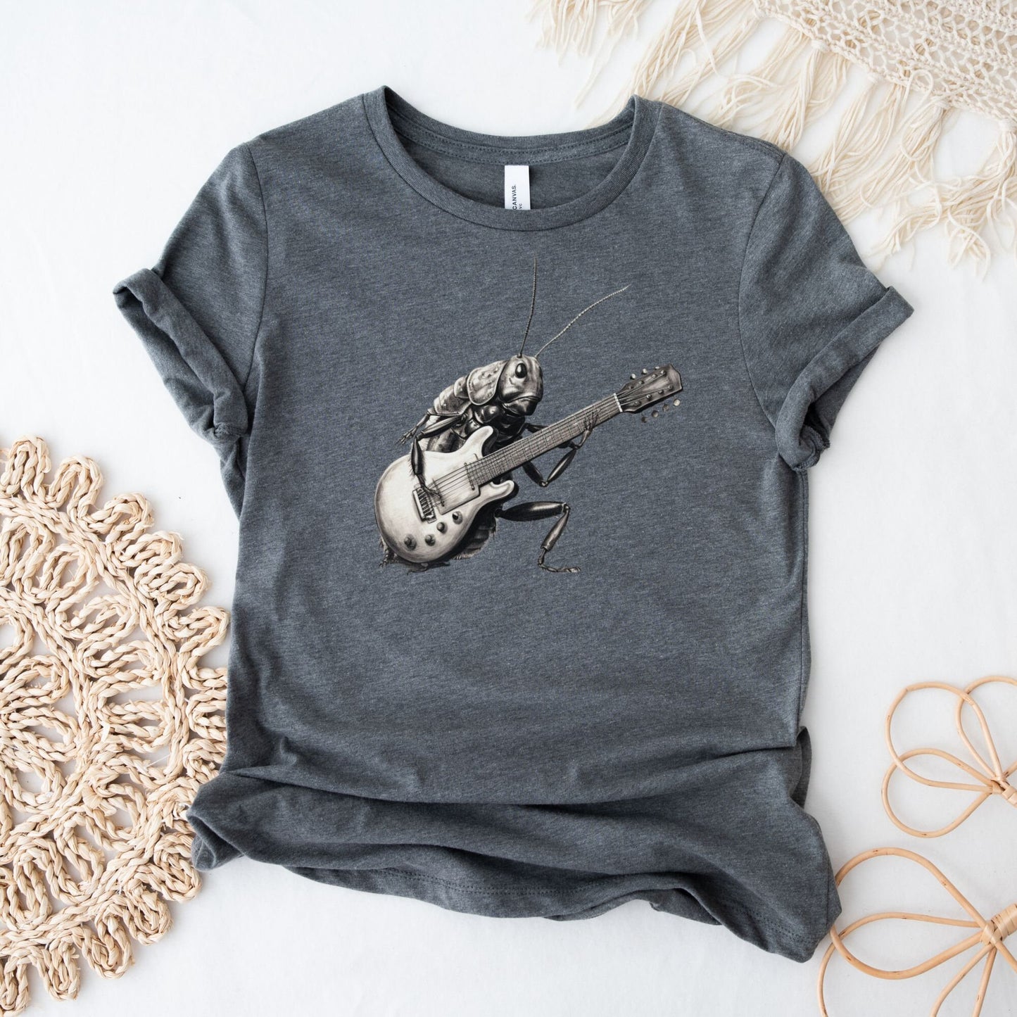 Cockroach Playing Guitar Shirt