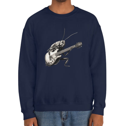 Cockroach Playing Guitar Sweatshirt