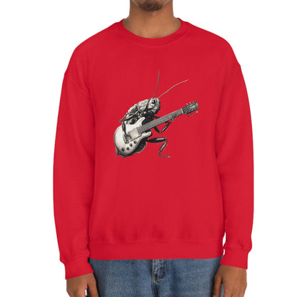 Cockroach Playing Guitar Sweatshirt