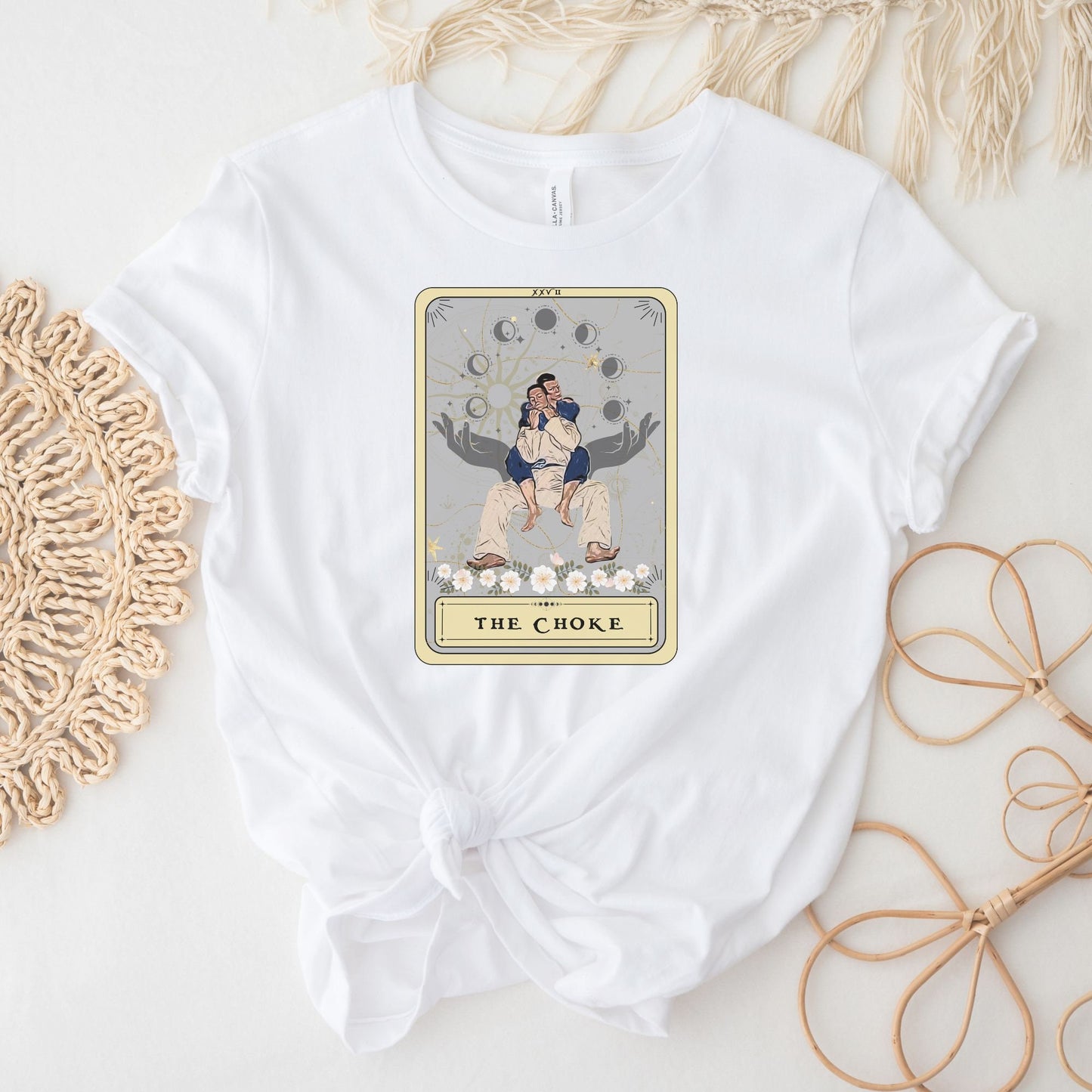 Naked Choke Jiu Jitsu Tarot Card T-Shirt