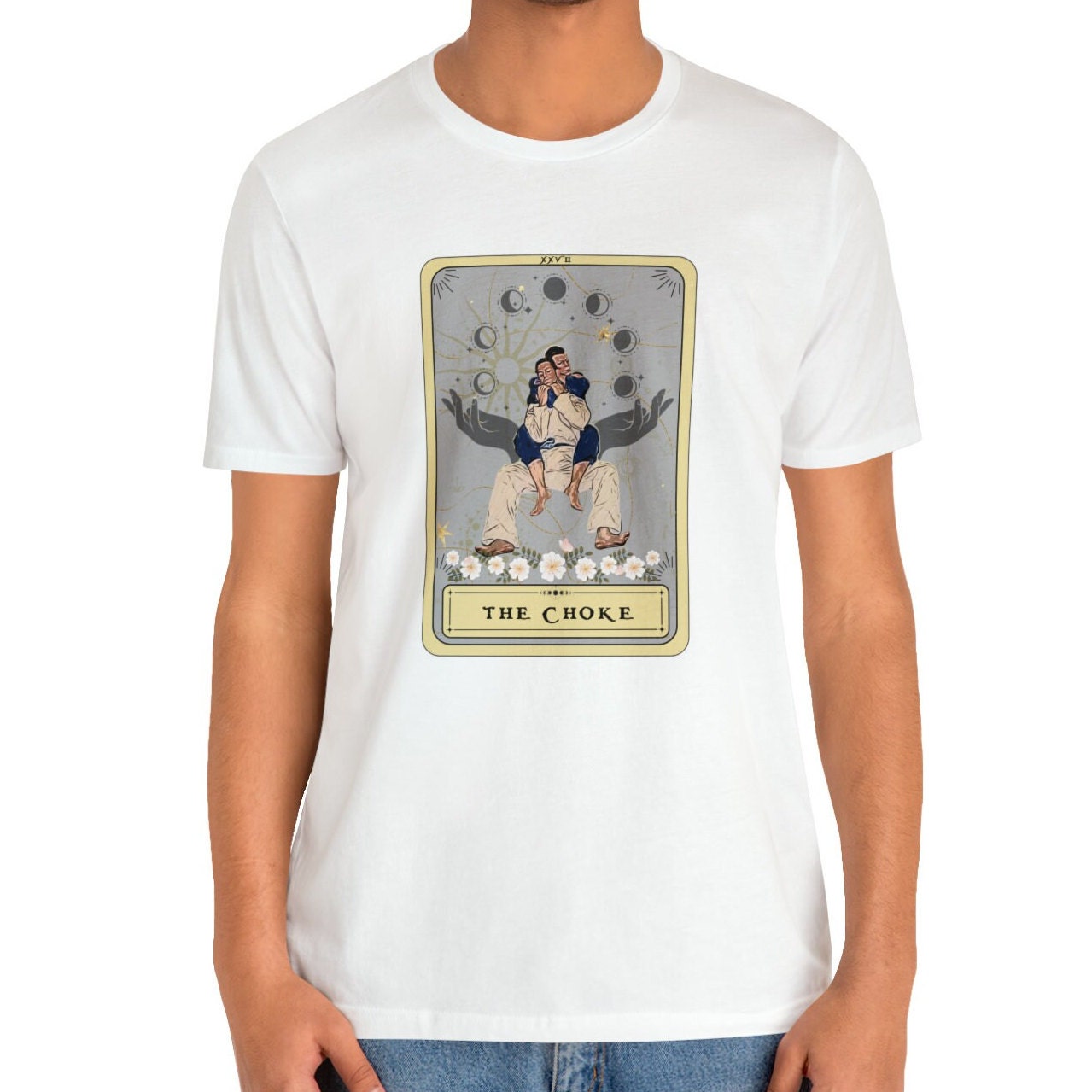 Naked Choke Jiu Jitsu Tarot Card T-Shirt