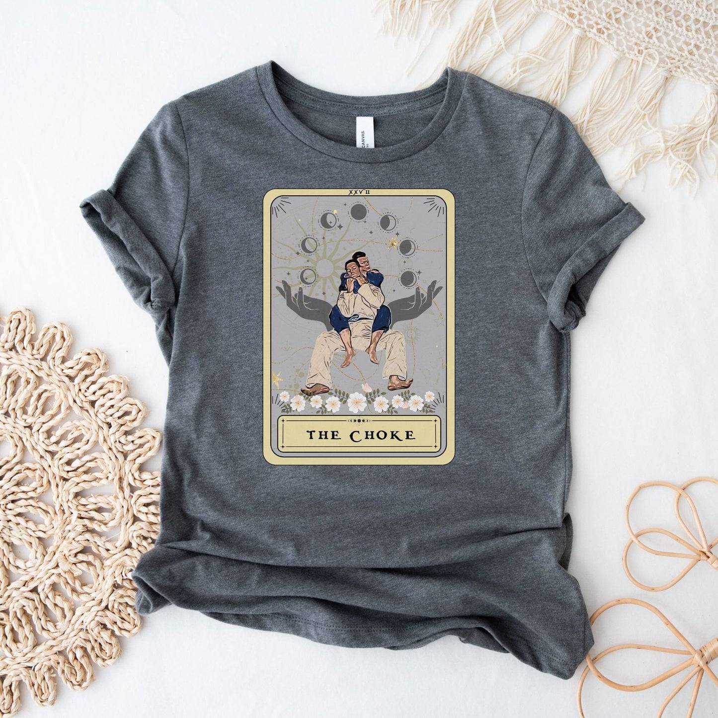 Naked Choke Jiu Jitsu Tarot Card T-Shirt