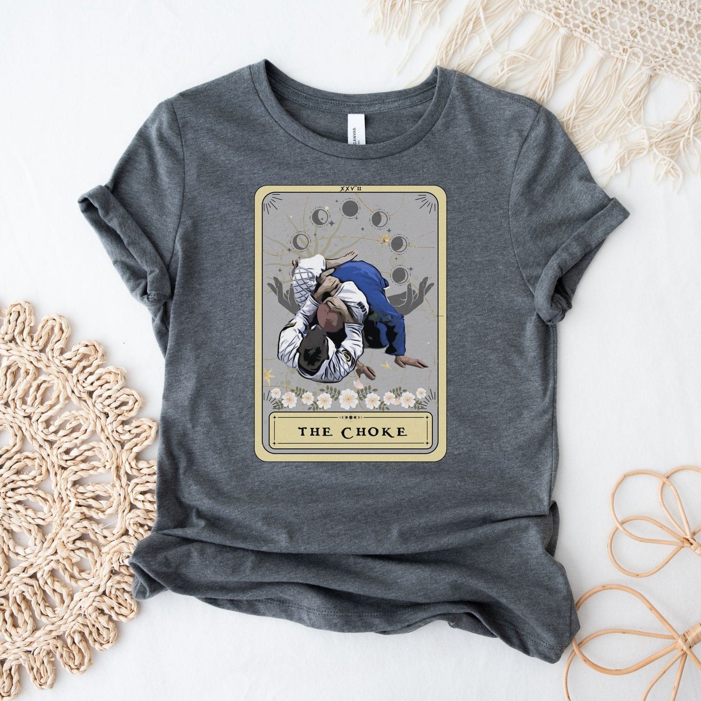 Triangle Choke Jiu Jitsu Tarot Card T-Shirt