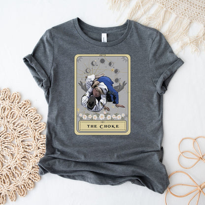 Triangle Choke Jiu Jitsu Tarot Card T-Shirt