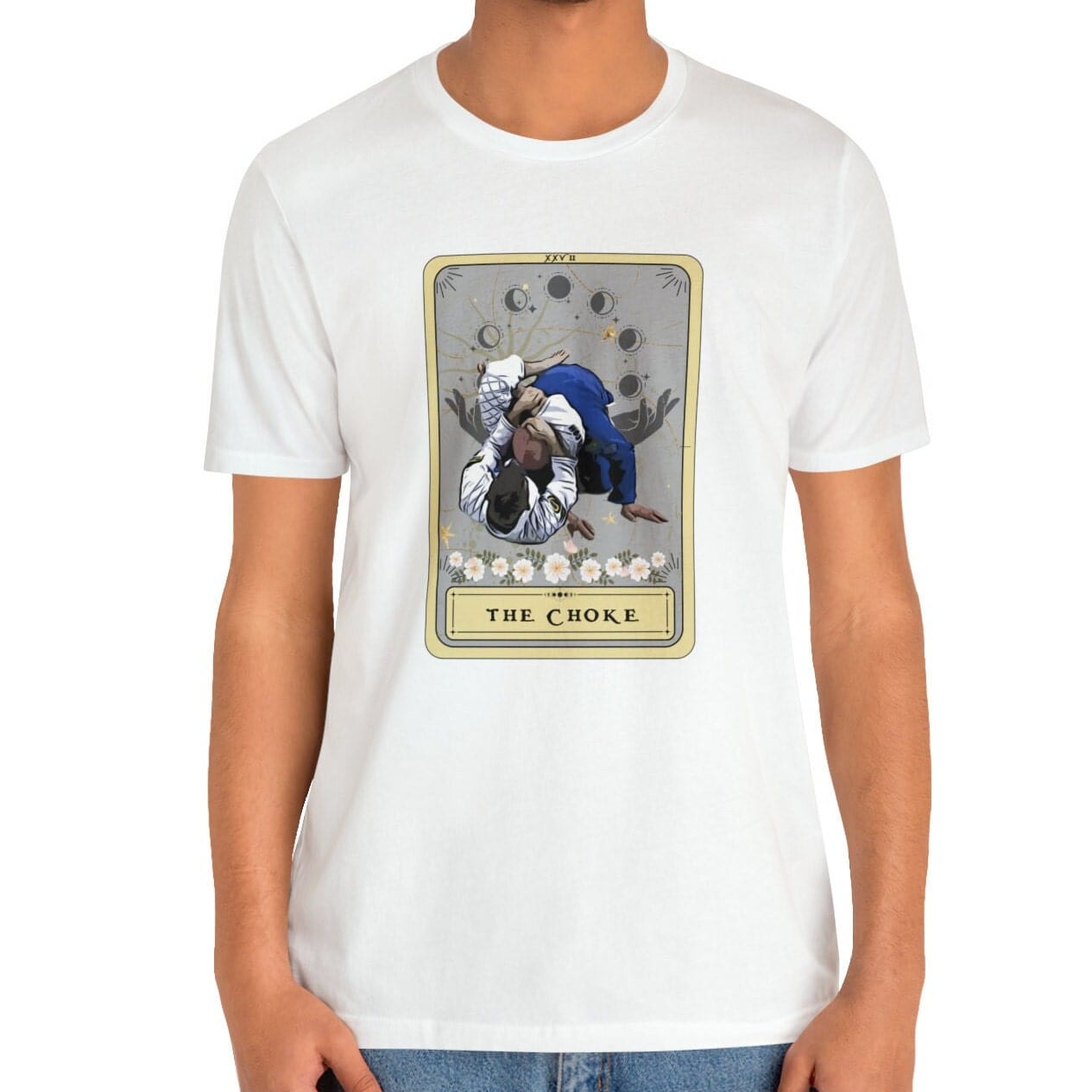 Triangle Choke Jiu Jitsu Tarot Card T-Shirt