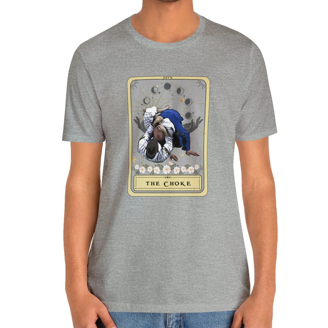 Triangle Choke Jiu Jitsu Tarot Card T-Shirt