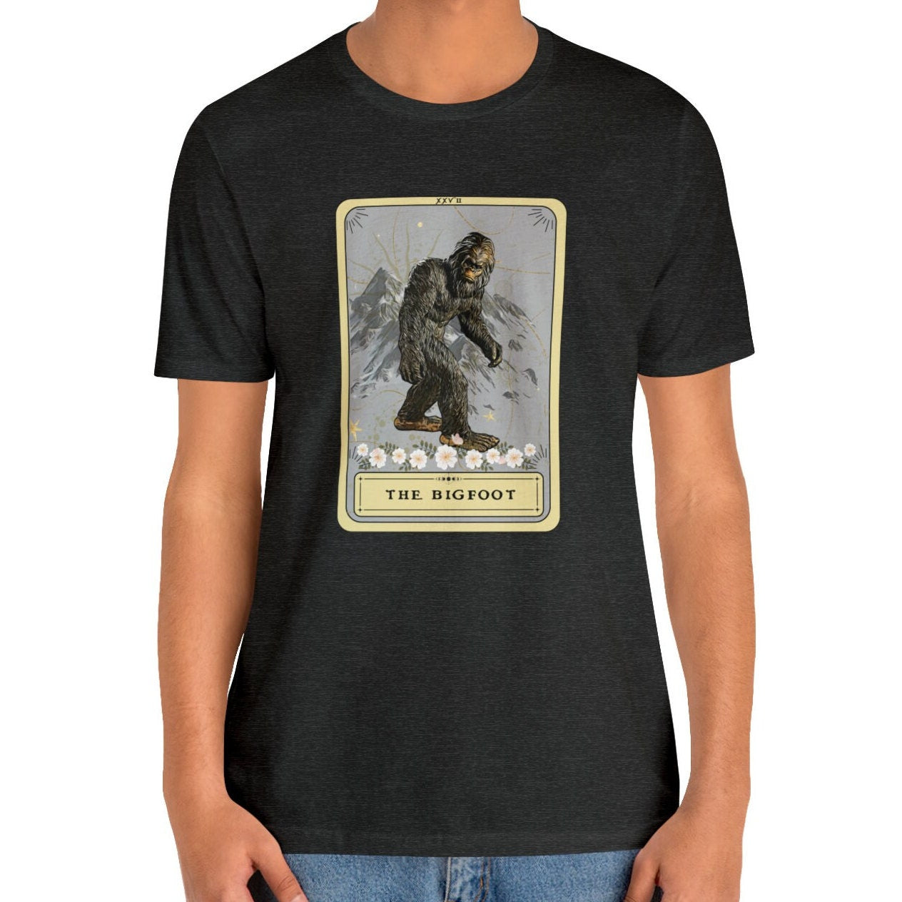 Bigfoot Tarot Card Shirt