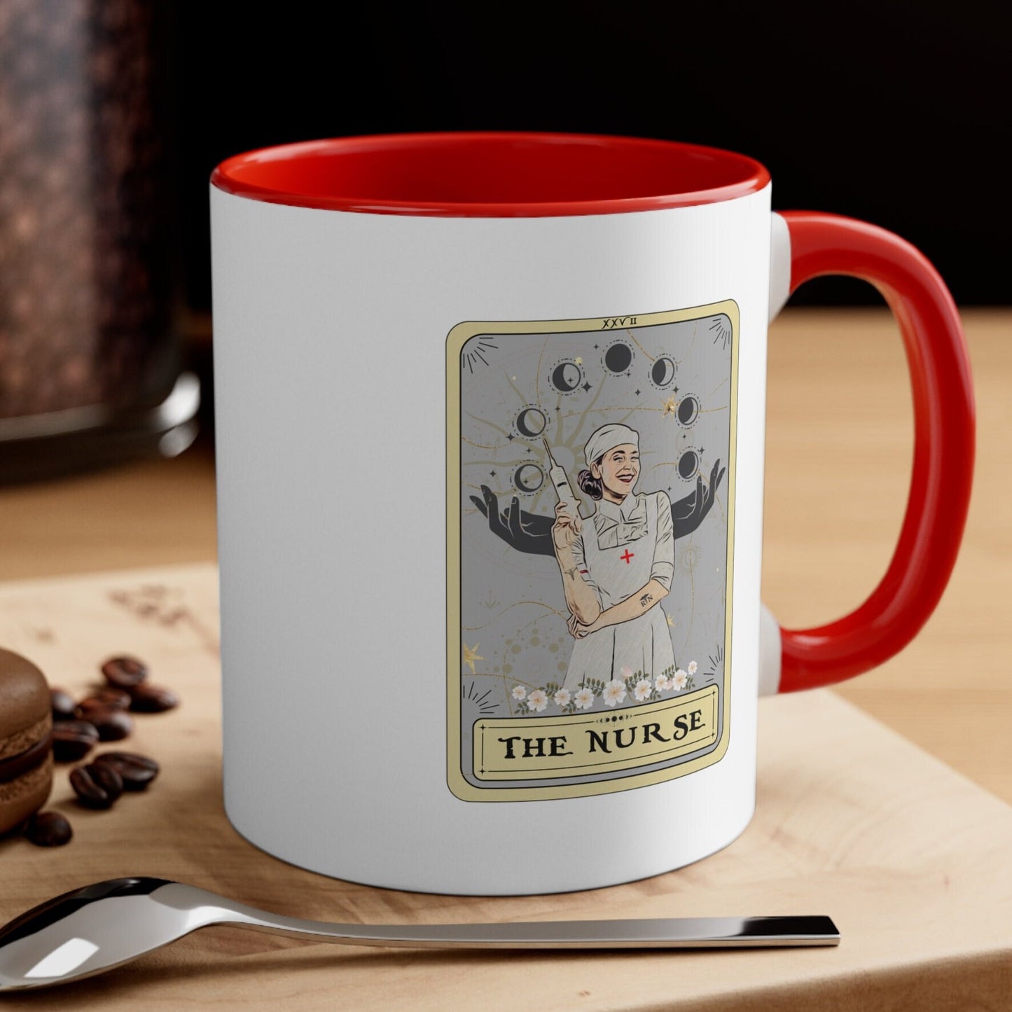 The Nurse Funny Tarot Card Mug