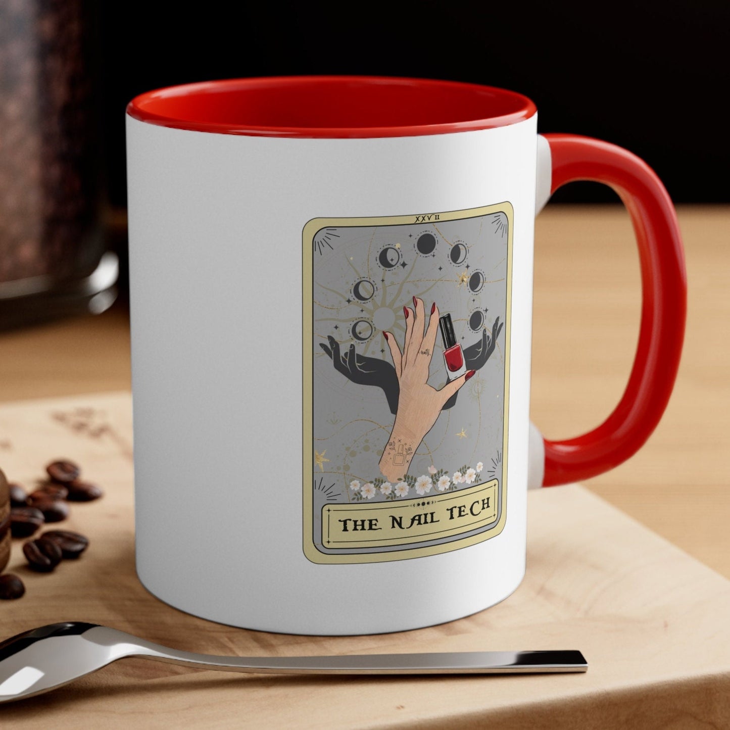 The Nail Tech Tarot Card Mug