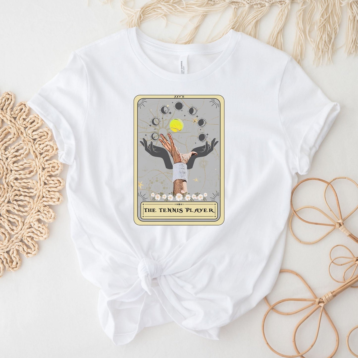 Tennis Player Tarot Card Shirt