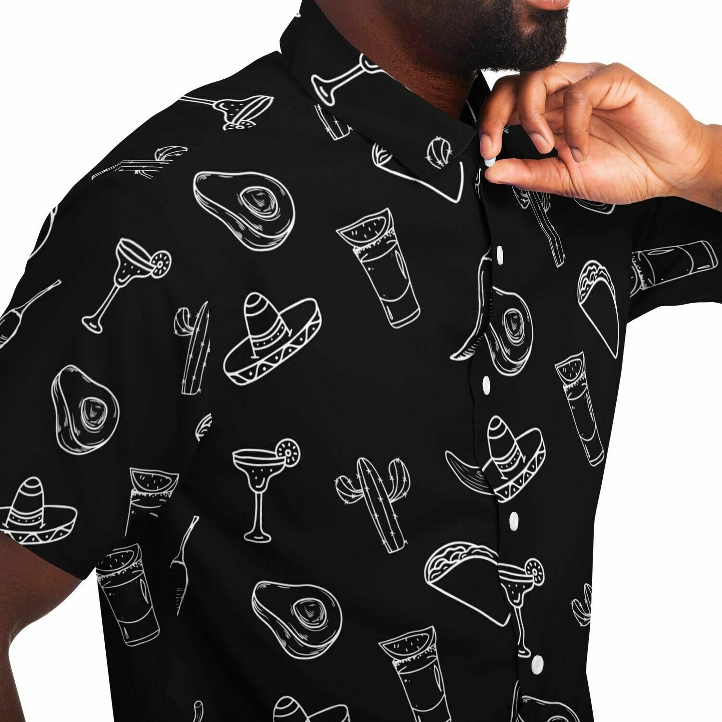 Mexican Food Button Down Shirt