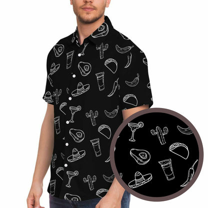 Mexican Food Button Down Shirt