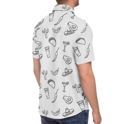 Mexican Food Button Down Shirt