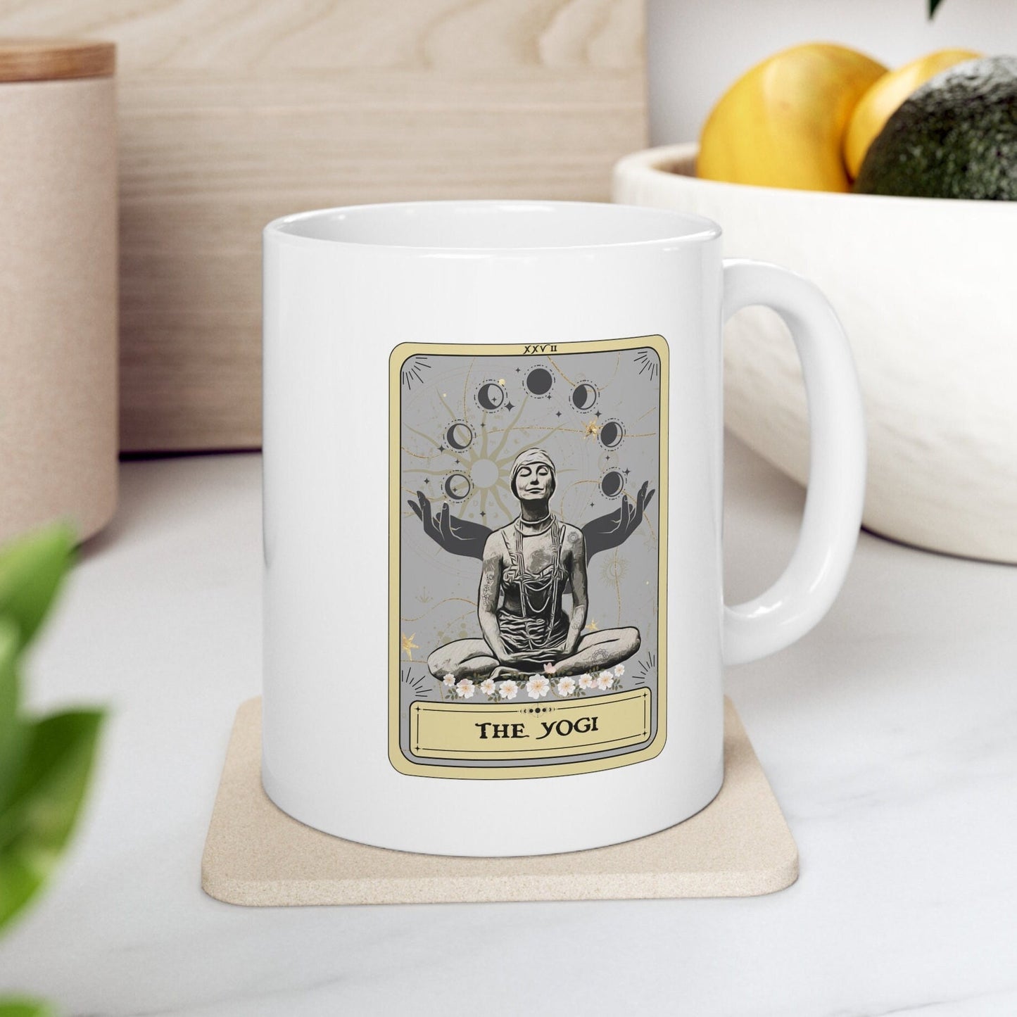 Funny Tarot Yoga Tarot Card Mug