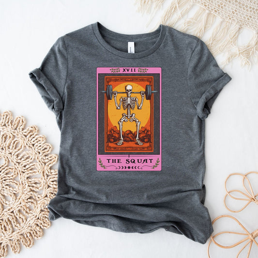 The Squat Tarot Card Shirt Bodybuilder