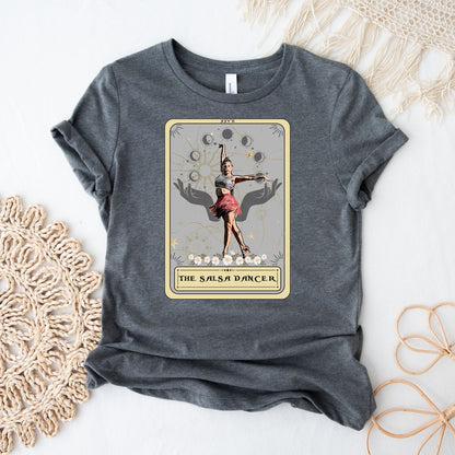 The Salsa Dancer Tarot Card T-Shirt, Salsa Dancing