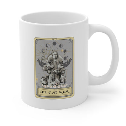 The Cat Mom Tarot Card Mug