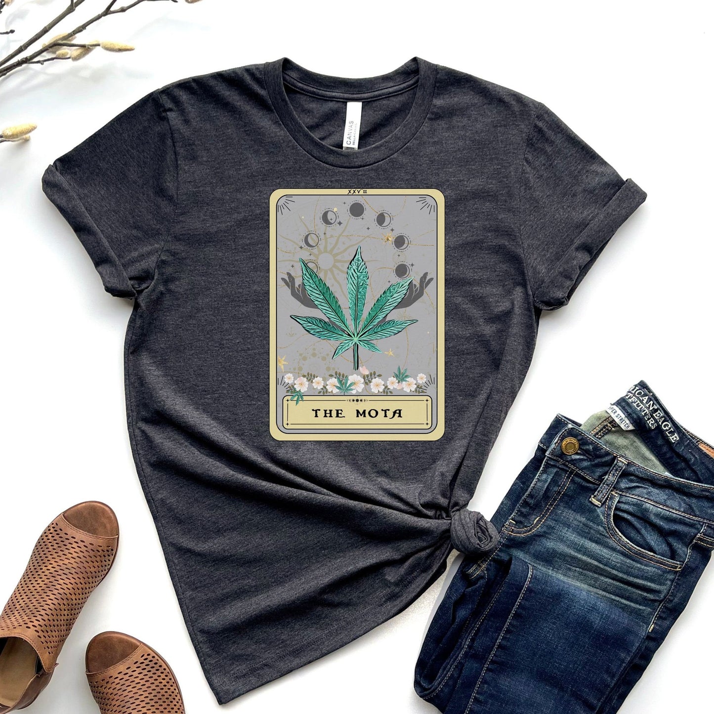 Cannabis Tarot Card Shirt