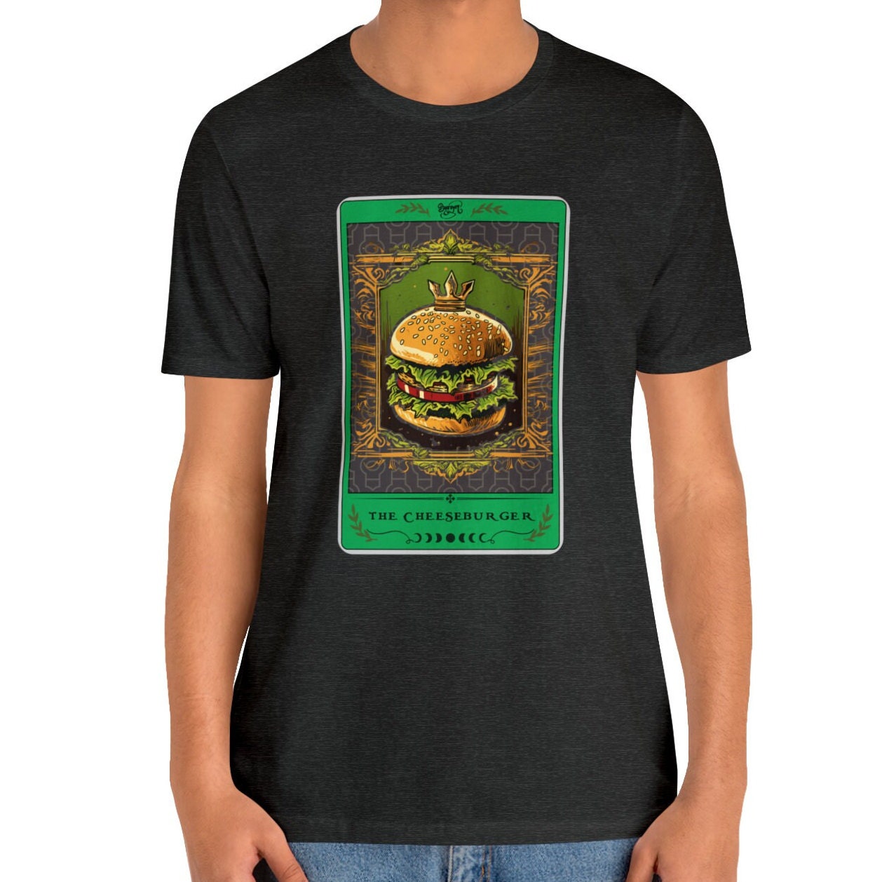 Cheeseburger Tarot Card Shirt