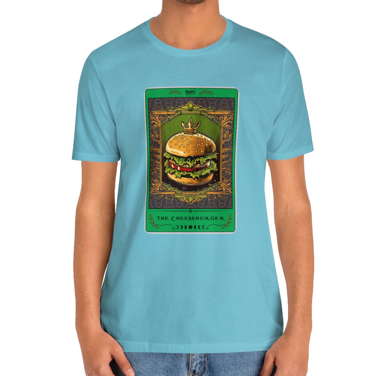 Cheeseburger Tarot Card Shirt