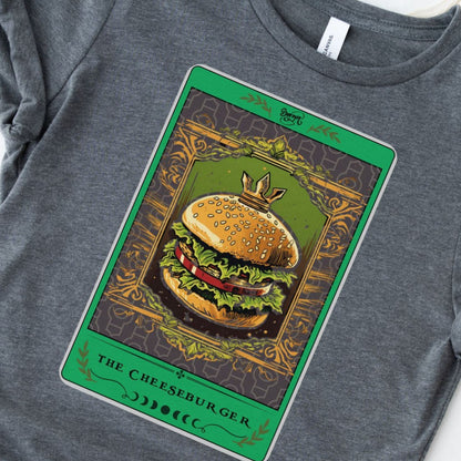 Cheeseburger Tarot Card Shirt